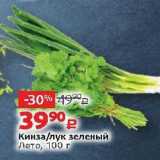 Магазин:Виктория,Скидка:Кинза/лук зеленый Лето, 100 г