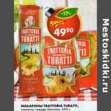 Магазин:Пятёрочка,Скидка:Макароны Trattoria Turatti 