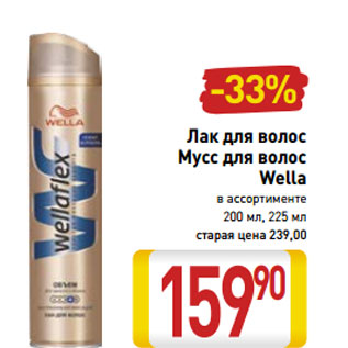 Акция - Лак для волос Мусс для волос Wella в ассортименте