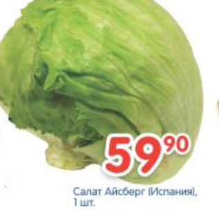 Акция - САЛАТ АЙСБЕРГ ИСПАНИЯ