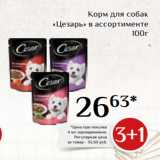 Магазин:Магнолия,Скидка:Корм для собак
«Цезарь» в ассортименте
 100г