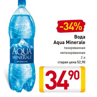 Акция - Вода Aqua Minerale