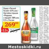 Магазин:Седьмой континент,Скидка:Водка «Лесной
Ручей» 
Россия