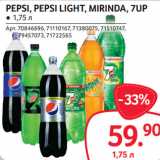 Selgros Акции - PEPSI, PEPSI LIGHT, MIRINDA, 7UP