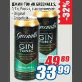 Джин-тоник Greenall's