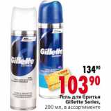 Магазин:Окей,Скидка:Гель для бритья Gillette Series 