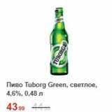 Пятёрочка Акции - Пиво Тuborg Green