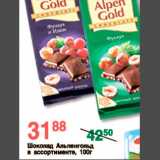 Магазин:Spar,Скидка:Шоколад Альпенголд