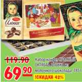 Карусель Акции - Набор шоколадных конфет Аленка