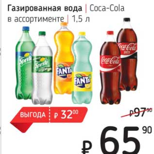 Акция - Газированная вода Coca-cola