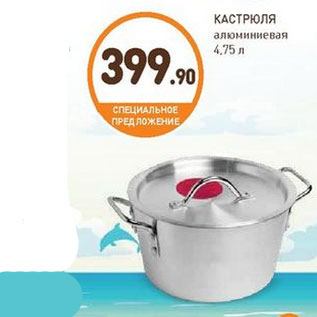 Акция - КАСТРЮЛЯ алюминиевая 4,75 л