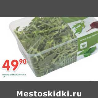 Акция - Руккола Фруктовая почта