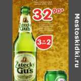 Магазин:Перекрёсток,Скидка:Пиво Zatecky Gus светлое 4,6%