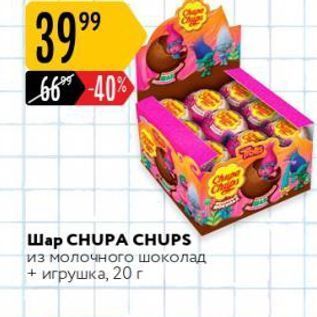 Акция - Шар CHUPA CHUPS