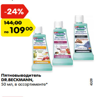 Акция - Пятновыводитель DR.BECKMANN, 50 мл, в ассортименте*