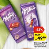 Магазин:Карусель,Скидка:Шоколад MILKA
молочный, 90 г,
в ассортименте*
