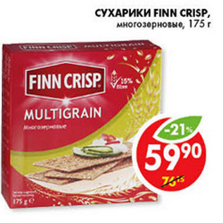 Акция - СУХАРИКИ FINN CRISP