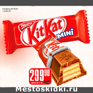 Акция - Конфеты Kit-Kat