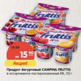 Магазин:Карусель,Скидка:Продукт йогуртный
CAMPINA FRUTTIS в
ассортименте 8%