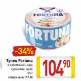 Магазин:Билла,Скидка:Тунец Fortuna
