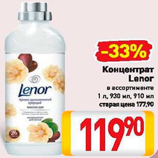 Акция - Концентрат Lenor