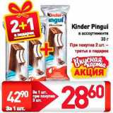 Магазин:Билла,Скидка:Kinder Pingui