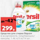 Магазин:Виктория,Скидка:Средство для стирки Персил
в ассортименте, гель/порошок/
капсулы, 1.46 л/3 кг/14 шт.