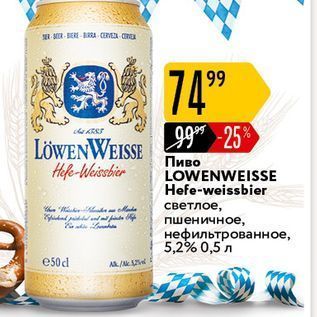 Акция - Пиво LOWENWEISSE
