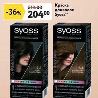 Акция - Краска для волос Syoss