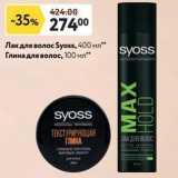 Магазин:Окей,Скидка:Лак для волос Syoss, 400мл
