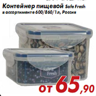 Акция - Контейнер пищевой Safe Fresh