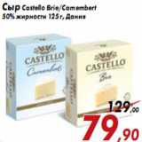 Магазин:Седьмой континент,Скидка:Сыр Castello Brie/Camembert
