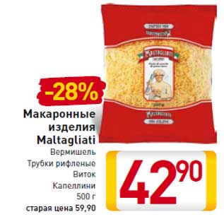 Акция - Макаронные изделия Maltagliati