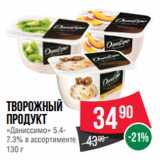 Spar Акции - Творожный
продукт
«Даниссимо» 5.4-7.3%