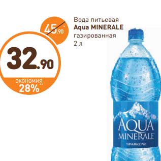 Акция - Вода питьевая Aqua Minerale