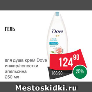 Акция - ГЕЛЬ для душа Dove