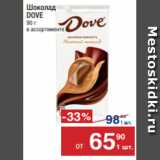 Метро Акции - Шоколад
DOVE
90 г
в ассортименте