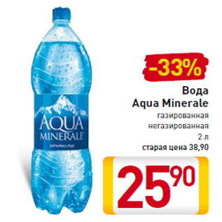 Акция - Вода Aqua Minerale