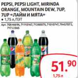 Магазин:Selgros,Скидка:PEPSI, PEPSI LIGHT, MIRINDA
ORANGE, MOUNTAIN DEW, 7UP,
7UP «ЛАЙМ И МЯТА» 