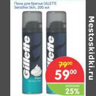 Акция - Пена для бритья GILLETTE