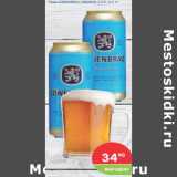 Магазин:Перекрёсток,Скидка:Пиво LOWENBRAU Original 5,2%