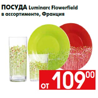 Акция - Посуда Luminarc Flowerfield в ассортименте, Франция
