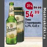 Окей супермаркет Акции - Пиво
Старопрамен,
4,2%