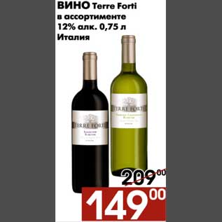 Акция - Вино Terre Forti