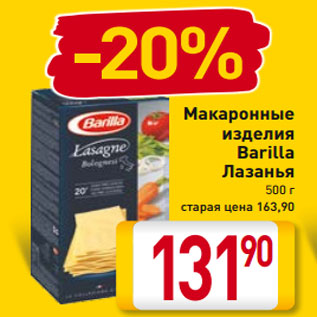 Акция - Макаронные изделия Barilla