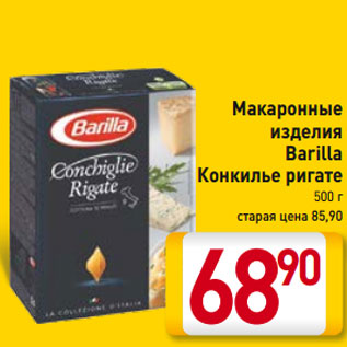 Акция - Макаронные изделия Barilla