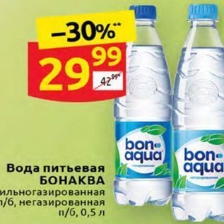Акция - Вода питьевая БОНАКВА