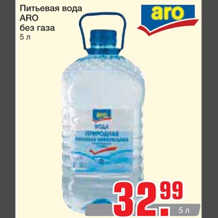 Акция - питьевая вода ARO без газа