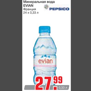 Акция - Минеральная Вода Evian