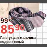 Магазин:Окей,Скидка:Галстук для мальчика подростковый 